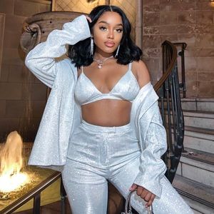 Pink Plastic- Shayla 3pc Pant Set